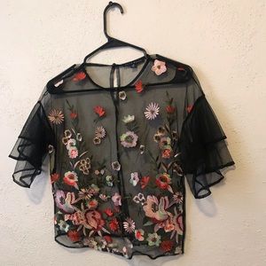 Sheer Haute Monde Blouse